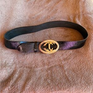 RARE Vintage Roberto Cavalli Leather Belt (36”)